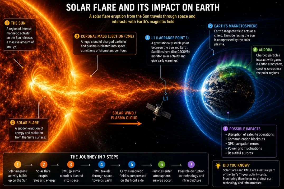 Thermal Signatures of Solar Storms: IIA Study Opens New Window for Space Weather Forecasting