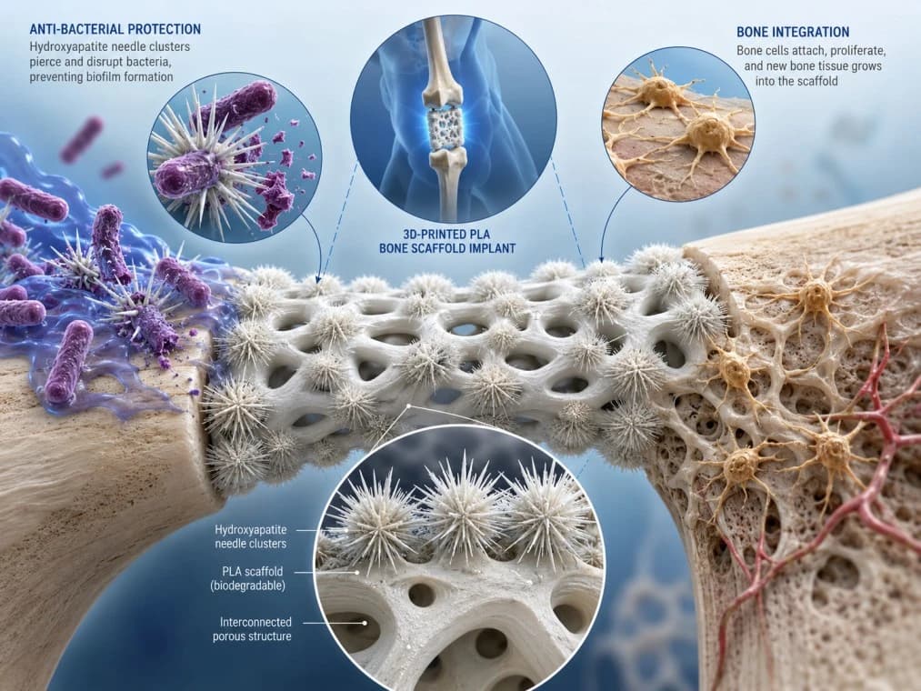 IIT Mandi Develops Sea Urchin-Inspired Coating for 3D-Printed Bone Implants