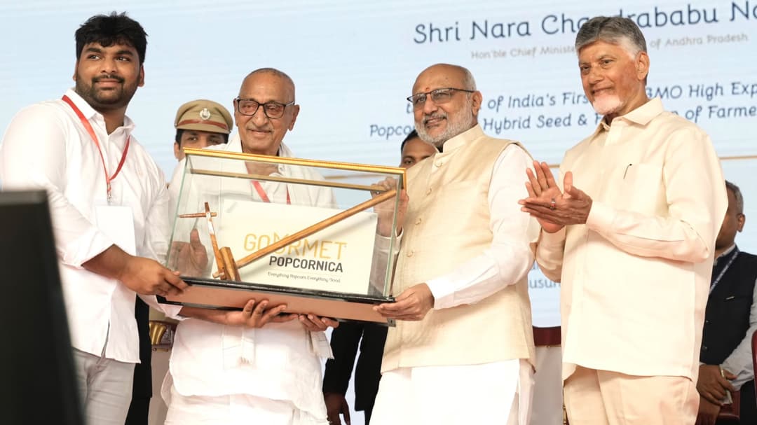 India Launches First Non-GMO High-Expansion Popcorn Maize Hybrid Seed